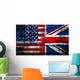 UK USA FLAG Wall Mural