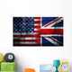 UK USA FLAG Wall Mural