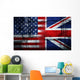 UK USA FLAG Wall Mural