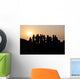 Silhouette Dance Team People Wall Decal