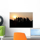 Silhouette Dance Team People Wall Decal