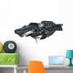 Interstellar Warship Spaceship Wall Decal