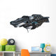 Interstellar Warship Spaceship Wall Decal