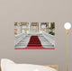 Red Carpet and Marble Staircase Wall Mural