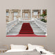 Red Carpet and Marble Staircase Wall Mural