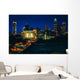 Skyline Uptown Night Charlotte Wall Decal