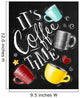 Poster coffee time chalk Wall Mural