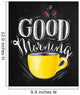 Poster good morning chalk Wall Mural