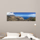 Kanaren Gomera Landschaft Panorama Meer Berge Wall Mural