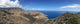 Kanaren Gomera Landschaft Panorama Meer Berge Wall Mural