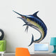 Blue Marlin Wall Decal