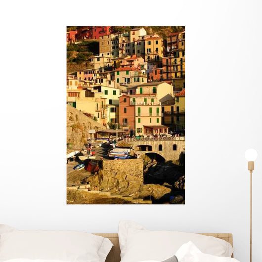 Yellow Houses Wall Decal
