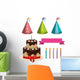 Birthday Elements Party Celebrate Wall Decal Sticker Set