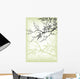 japanese style branch Wall Mural