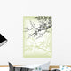 japanese style branch Wall Mural