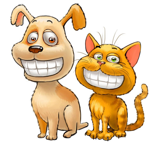 Puppy and kitten Wall Decal