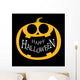 pumpkin jack o lantern icon, vector Wall Mural