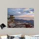 Small stone pagoda on the edge Wall Mural