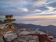 Small stone pagoda on the edge Wall Mural