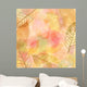 Vector autumn banner design, with frame of skeleton leaves Wall Mural