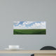 green field panorama. ariculture concept Wall Mural