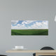 green field panorama. ariculture concept Wall Mural