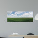green field panorama. ariculture concept Wall Mural