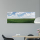 green field panorama. ariculture concept Wall Mural