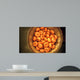Orange pumpkins autumn background. Wall Mural