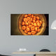 Orange pumpkins autumn background. Wall Mural