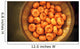 Orange pumpkins autumn background. Wall Mural