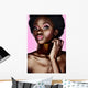 beautiful African woman Wall Mural