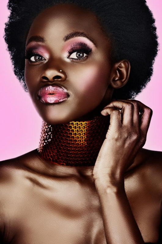 beautiful African woman Wall Mural