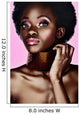 beautiful African woman Wall Mural