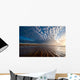 Sunset on the beach Wall Mural