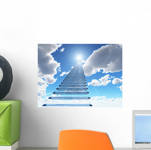 staircase to heaven Wall Mural