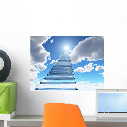 staircase to heaven Wall Mural