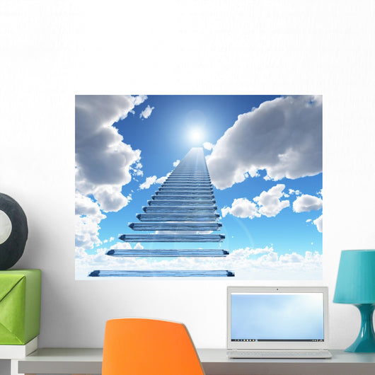 staircase to heaven Wall Mural