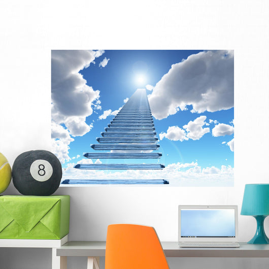 staircase to heaven Wall Mural