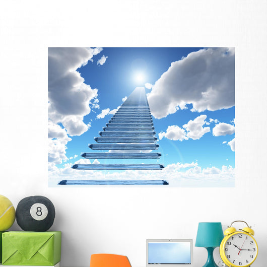 staircase to heaven Wall Mural
