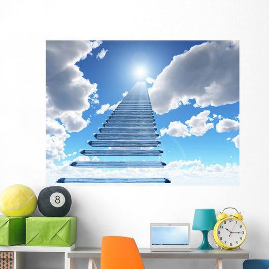 staircase to heaven Wall Mural