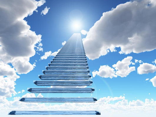 staircase to heaven Wall Mural