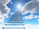 staircase to heaven Wall Mural