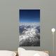 Montagne innevate dall'alto Wall Mural