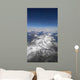 Montagne innevate dall'alto Wall Mural