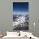 Montagne innevate dall'alto Wall Mural