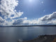 peaceful lake sky at Yellowstone Wall Mural