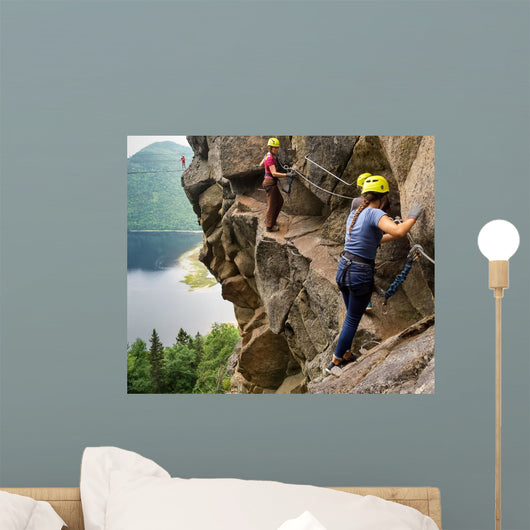 Via ferrata Wall Mural