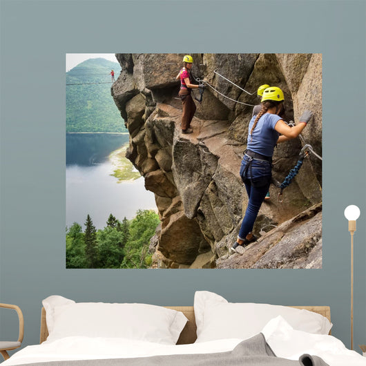 Via ferrata Wall Mural