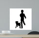 Vector Silhouette Boy Wall Decal